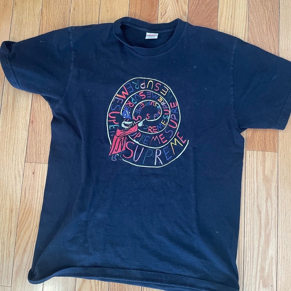 Supreme Wizard Spiral Mouse Tee Mickey Mouse Fantasia